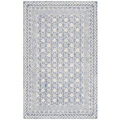 BLOSSOM, BLUE / IVORY, 8' X 10', Area Rug, BLM114M-8