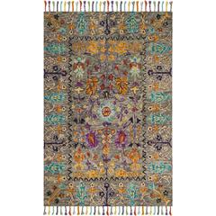 BLOSSOM, GREY / MULTI, 4' X 6', Area Rug, BLM453A-4