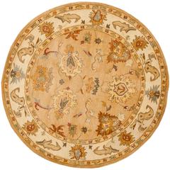 BERGAMA, TAUPE / IVORY, 8' X 8' Round, Area Rug