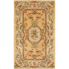 BERGAMA, LIGHT GOLD / BEIGE, 5' X 8', Area Rug