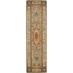 BERGAMA, LIGHT BLUE / IVORY, 2'-3" X 8', Area Rug, BRG174A-28