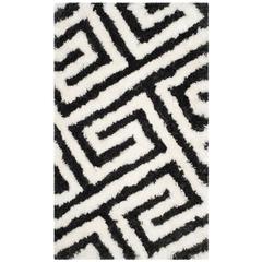 SG-BSG-Barcelona Shag, GRAPHITE / IVORY, 4' X 6', Area Rug, BSG323D-4