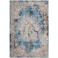 BRISTOL, BLUE / LIGHT GREY, 6' X 9', Area Rug, BTL343C-6