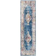 BRISTOL, BLUE / IVORY, 2'-3" X 8', Area Rug, BTL348C-28