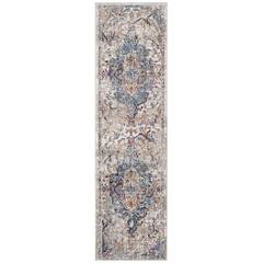 BRISTOL, BLUE / LIGHT GREY, 2'-3" X 8', Area Rug, BTL350D-28