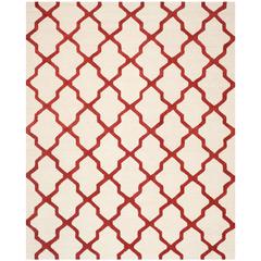 CAMBRIDGE, IVORY / RUST, 8' X 10', Area Rug, CAM121I-8
