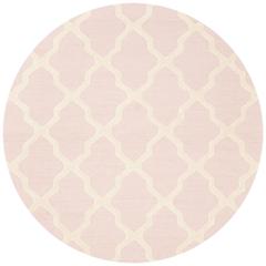 CAMBRIDGE, LIGHT PINK / IVORY, 8' X 8' Round, Area Rug, CAM121M-8R