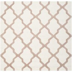 CAMBRIDGE, IVORY / BEIGE, 6' X 6' Square, Area Rug, CAM121P-6SQ