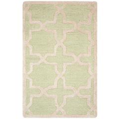 CAMBRIDGE, LIGHT GREEN / IVORY, 2'-6" X 12', Area Rug, CAM125B-212