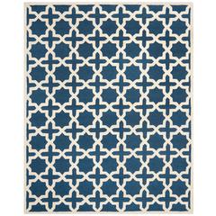 CAMBRIDGE, NAVY BLUE / IVORY, 11'-6" X 16', Area Rug, CAM125G-1216