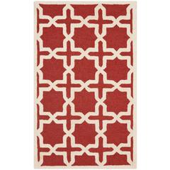 CAMBRIDGE, RUST / IVORY, 4' X 6', Area Rug, CAM125L-4