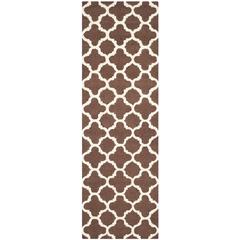 CAMBRIDGE, DARK BROWN / IVORY, 2'-6" X 6', Area Rug, CAM130H-26