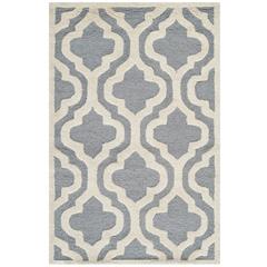 CAMBRIDGE, SILVER / IVORY, 2'-6" X 6', Area Rug, CAM132D-26