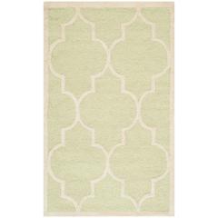 CAMBRIDGE, LIGHT GREEN / IVORY, 4' X 6', Area Rug, CAM134B-4