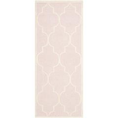 CAMBRIDGE, LIGHT PINK / IVORY, 2'-6" X 8', Area Rug, CAM134M-28