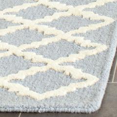 CAMBRIDGE, LIGHT BLUE / IVORY, 2'-6" X 6', Area Rug, CAM137A-26