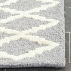 CAMBRIDGE, SILVER / IVORY, 2'-6" X 6', Area Rug, CAM137D-26