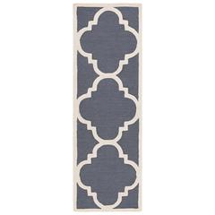 CAMBRIDGE, DARK GREY / IVORY, 2'-6" X 12', Area Rug, CAM140X-212