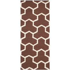 CAMBRIDGE, DARK BROWN / IVORY, 2'-6" X 6', Area Rug, CAM146H-26