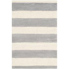 CAMBRIDGE, GREY / IVORY, 2'-6" X 6', Area Rug, CAM154A-26