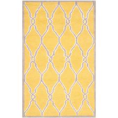 CAMBRIDGE, GOLD / IVORY, 5' X 8', Area Rug, CAM352Q-5