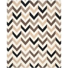 CAMBRIDGE, IVORY / BLACK, 9' X 12', Area Rug, CAM580C-9