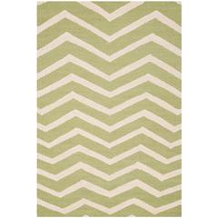 CAMBRIDGE, GREEN / IVORY, 6' X 9', Area Rug, CAM714C-6