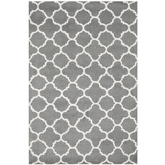 CHATHAM, DARK GREY / IVORY, 5' X 8', Area Rug, CHT717D-5