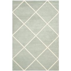 CHATHAM, GREY / IVORY, 5' X 8', Area Rug, CHT720E-5