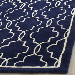 CHATHAM, DARK BLUE / IVORY, 8'-9" X 12', Area Rug, CHT723C-9