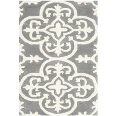 CHATHAM, DARK GREY / IVORY, 3' X 5', Area Rug, CHT729D-3