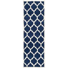 CHATHAM, DARK BLUE / IVORY, 2'-3" X 7', Area Rug, CHT734C-27