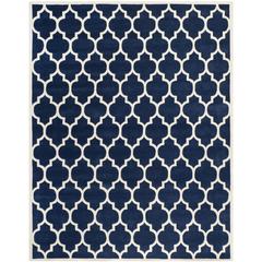 CHATHAM, DARK BLUE / IVORY, 8'-9" X 12', Area Rug, CHT734C-9