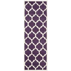 CHATHAM, PURPLE / IVORY, 2'-3" X 9', Area Rug, CHT734F-29