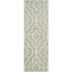 CHATHAM, GREY / IVORY, 2'-3" X 7', Area Rug, CHT736E-27