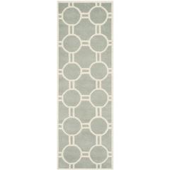 CHATHAM, GREY / IVORY, 2'-3" X 9', Area Rug, CHT739E-29
