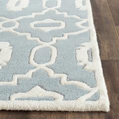 CHATHAM, BLUE / IVORY, 2'-3" X 9', Area Rug, CHT745B-29