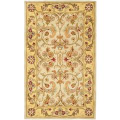 CLASSIC, GREY / LIGHT GOLD, 4' X 6', Area Rug