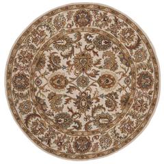 CLASSIC, IVORY / IVORY, 6' X 6' Round, Area Rug