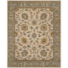 CLASSIC, IVORY / LIGHT BLUE, 8' X 10', Area Rug