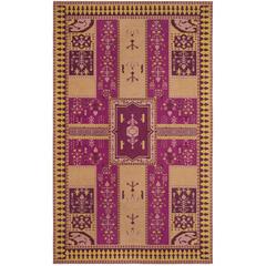 CLV-CLASSIC VINTAGE, FUCHSIA / GOLD, 6'-7" X 9'-2", Area Rug