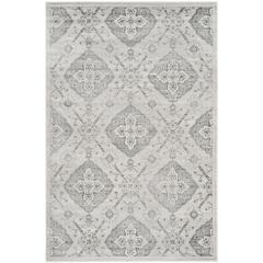 CARNEGIE, SILVER / GREY, 6'-7" X 9'-2", Area Rug, CNG623S-6