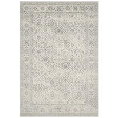 CARNEGIE, CREAM / DARK GREY, 5'-1" X 7'-6", Area Rug, CNG691K-5
