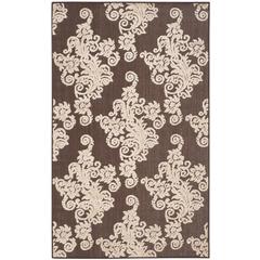 COTTAGE, BROWN / BEIGE, 6'-7" X 9'-6", Area Rug, COT909D-6
