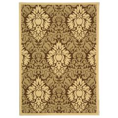COURTYARD, BROWN / NATURAL, 2'-7" X 5', Area Rug, CY2714-3009-3