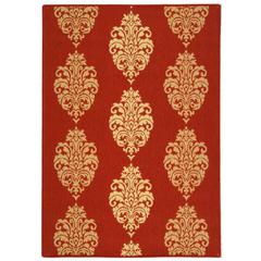 COURTYARD, RED / NATURAL, 2'-3" X 12', Area Rug, CY2720-3707-212