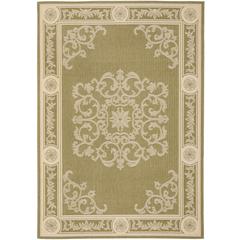 COURTYARD, OLIVE / NATURAL, 2'-7" X 5', Area Rug, CY2914-1E06-3