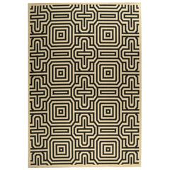 COURTYARD, SAND / BLACK, 2'-3" X 12', Area Rug, CY2962-3901-212