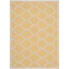 COURTYARD, YELLOW / BEIGE, 6'-7" X 9'-6", Area Rug, CY6009-316-6