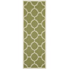 COURTYARD, GREEN / BEIGE, 2'-3" X 6'-7", Area Rug, CY6243-244-27